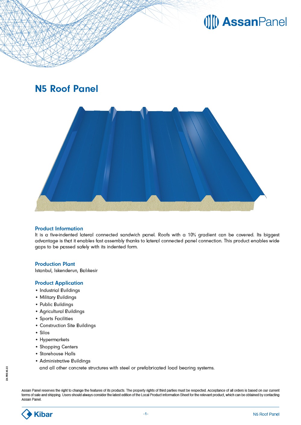 N5 Roof Panel